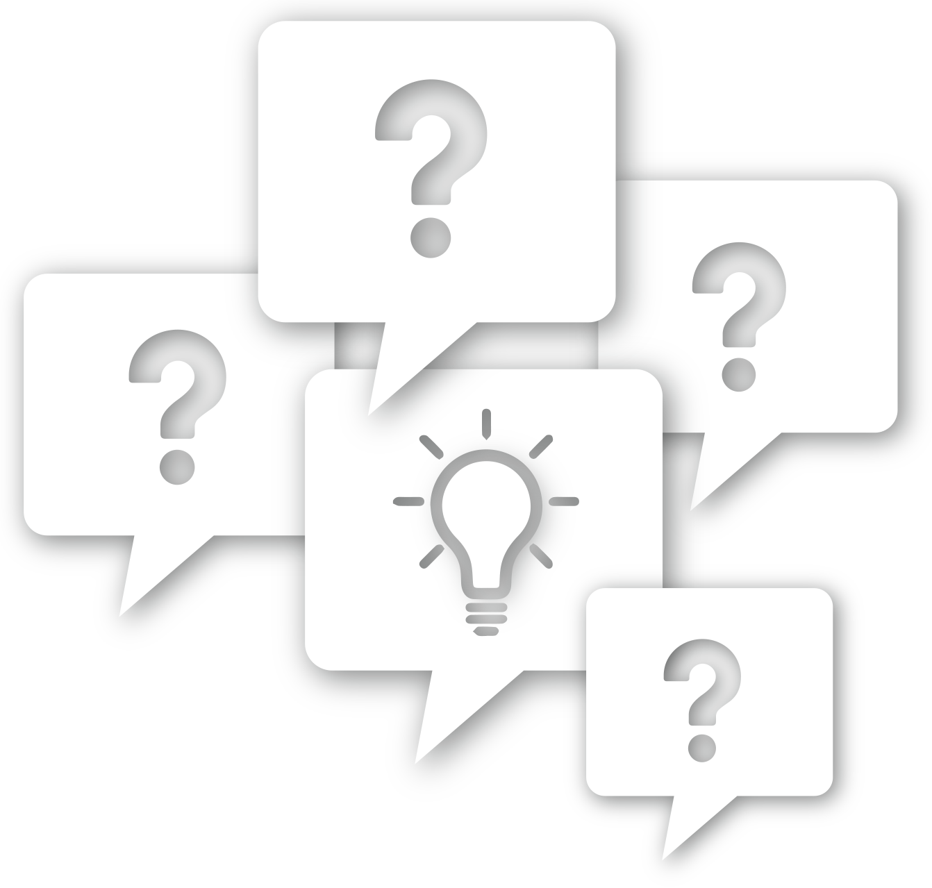 image of question callouts